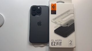 Spigen Tempered Glass Screen Protector [GlasTR EZ FIT] designed for iPhone 14 Pro Review