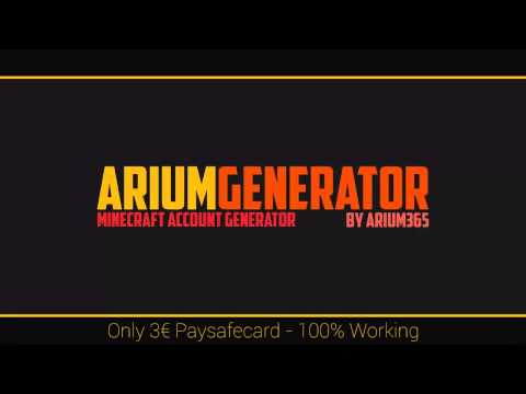 Minecraft Account Generator V2.0! || Release || Arium365