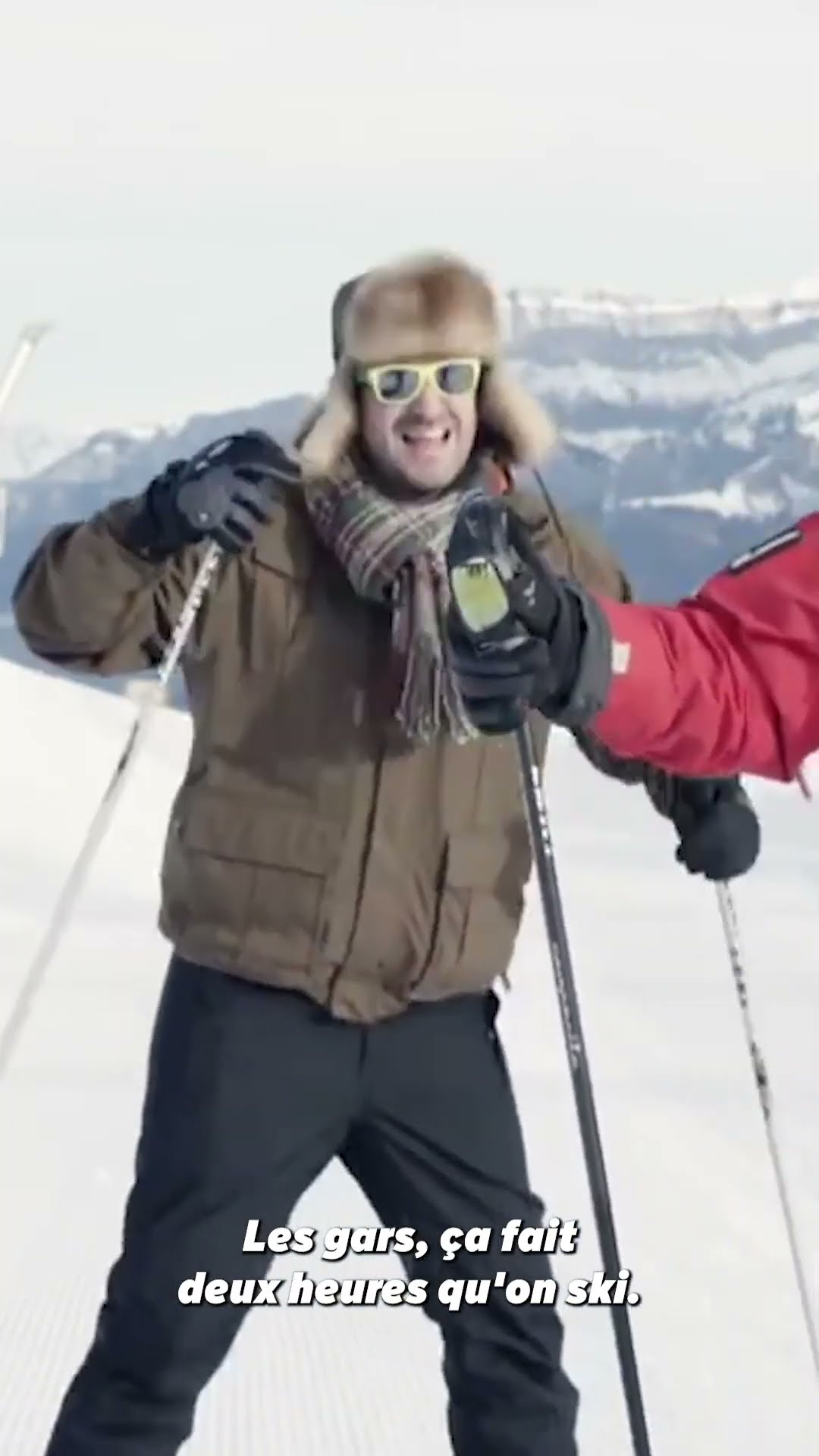 À l'ancienne : Quand on est au ski