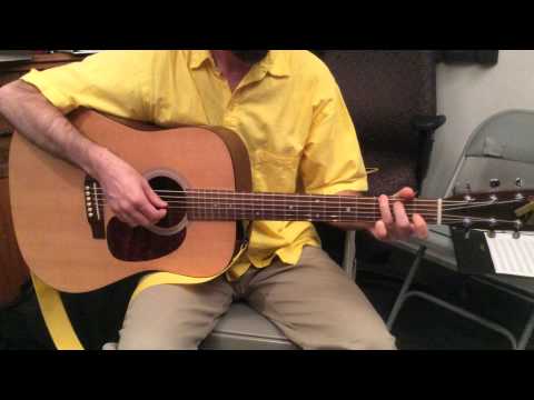 Song of the Nightingale, guitar picking, slower and easy to follow