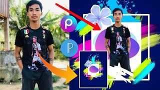 របៀបកាត់រូបធ្វើLoGo លើទូរស័ព្ទដៃ ||How to Edit photo Picsart  ,ធានាថាចេះ100%