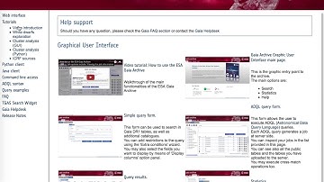 ESA Gaia Archive Simple Form