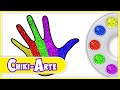 Cómo dibujar manos de colores - Dibujos Infantiles | Chiki-Arte Aprende a Dibujar