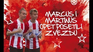 MARCUS & MARTINUS OPET POSETILI ZVEZDU | MARCUS & MARTINUS SUPPORTS FC RED STAR