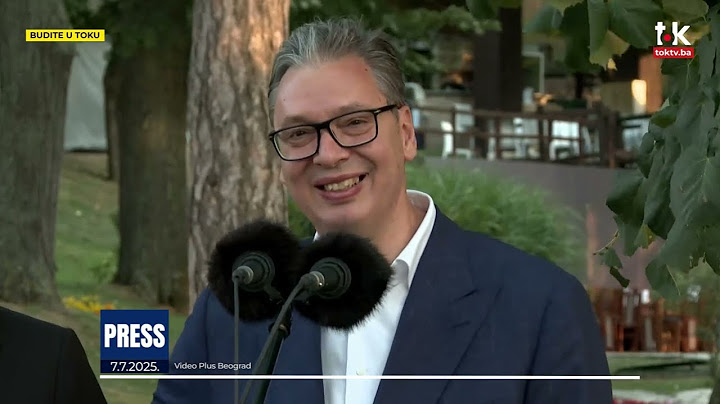 Vučić odgovara na pitanja novinara: Kada će biti izbori? Tomsonov koncert u Zagrebu?