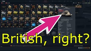 I got SCAMMED! Tank is falsely advertised for Britain! (War Thunder)
