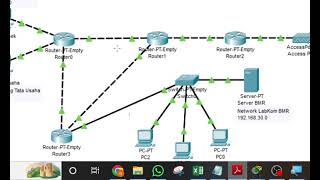 Membuat Dynamic Routing Segitiga dengan Packet Tracer (REMED X TJKT)