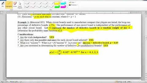 MA 381: Section 5.1: Binomial Random Variable