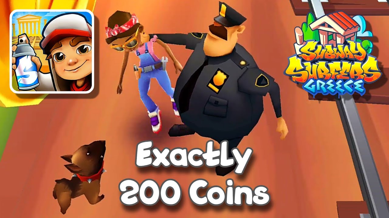 Subway Surfers - Missão das 200 Moedas 