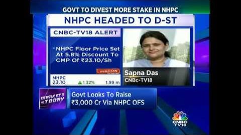 CNBC-TV18 Exclusive: Govt Looks To Raise `3,000 Cr Via NHPC OFS