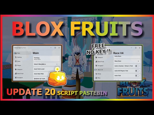 ✓ Bloxfruit Cheats (NO KEY)✓ Flight Farm Fruit Raid Esp Etc