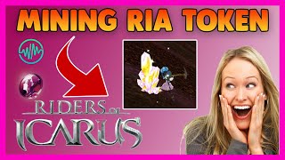 HOW TO EARN RIA TOKEN / GATHERING / LUCID STONE IN RIDERS OF ICARUS