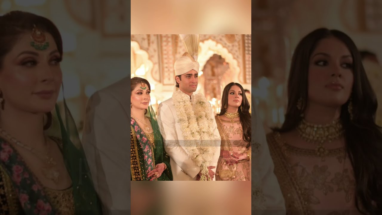 Maryam Nawaz Son Wedding Videos 