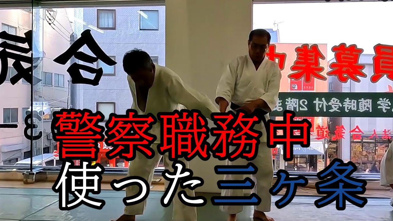 警察職務中実際に使った三ヶ条　合気道 養神館  山口泰行師範
