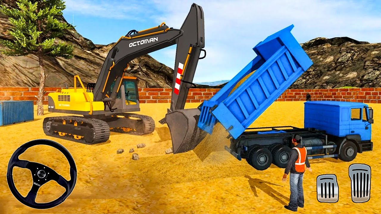  Heavy  Excavator  Simulator  Digging Construction Vehicles 