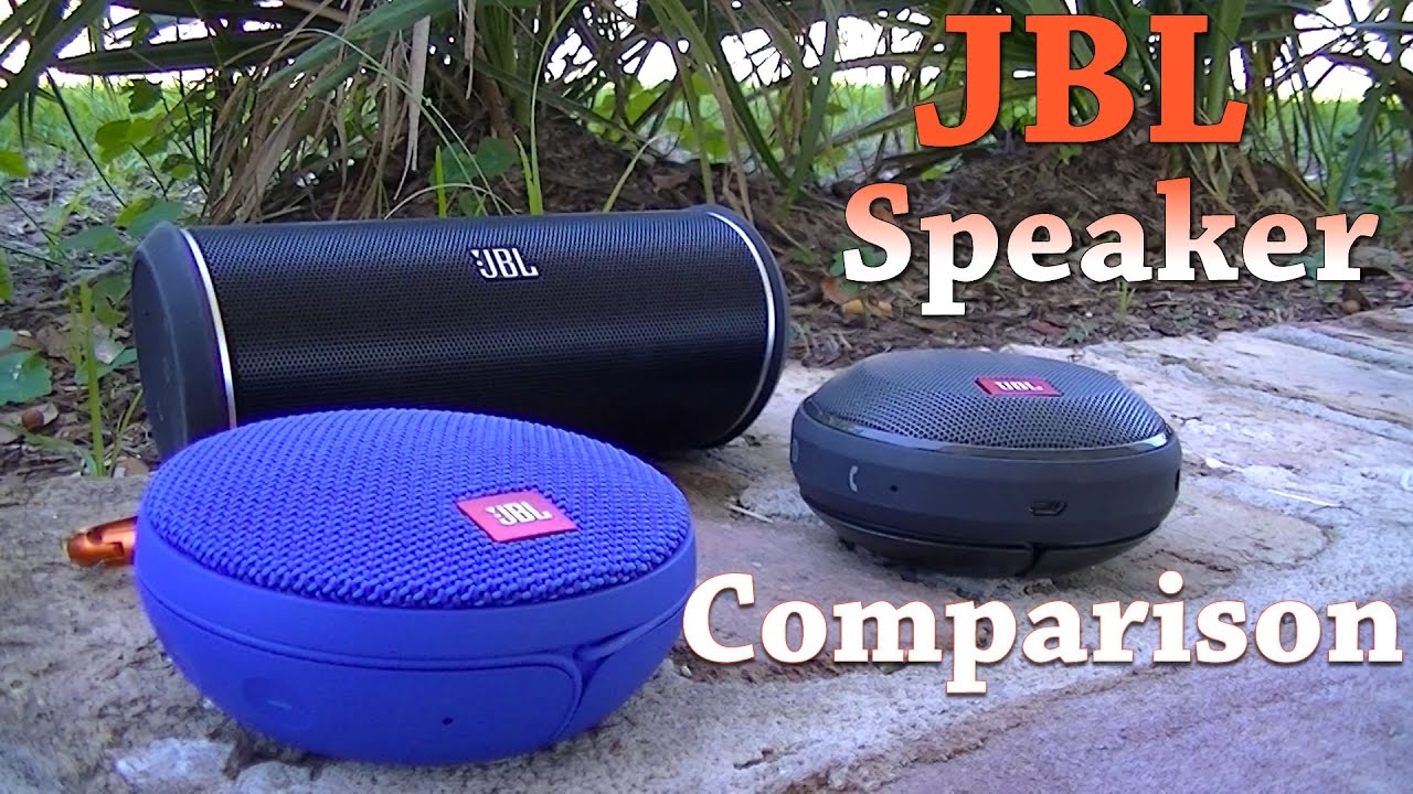 Jbl Bluetooth Speaker Comparison Chart