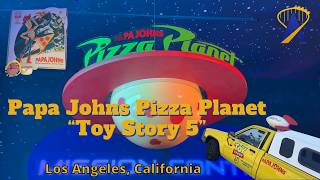Papa Johns Pizza Planet Pop-Up Celebrating the Release of Toy Story 5 🍕🪐