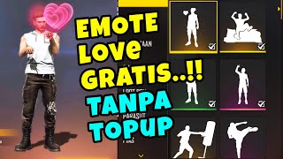 cara mendapatkan emote love gratis di free fire 2021 tanpa aplikasi ~ sniper ompong