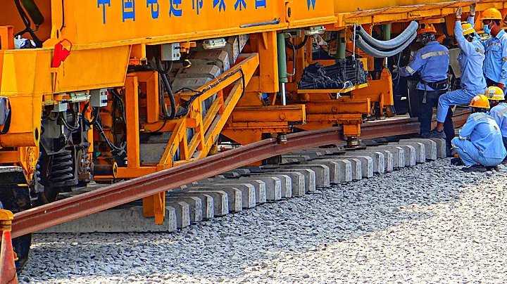 WOW! Amazing Modern Railway Track Laying Machine CPG500