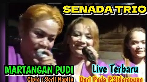 SENADA TRIO - Cover Live Lagu Batak Terpopuler " MARTANGAN PUDI " Cipta : Serli Napitu