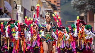 Reina del Carnaval de Negros y Blancos junto a De la Misma Tierra Ciudadela de Pasto 2024