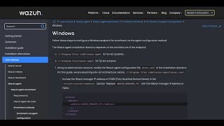 WAZUH 03 - Installing and Enrolling Windows 10 Agent using Config File
