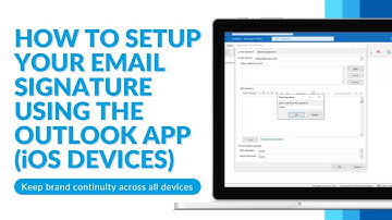 How to Setup up Your Email Signature on an iOS Device Using Outlook App