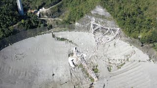 Iconic Arecibo Observatory telescope in Puerto Rico collapses