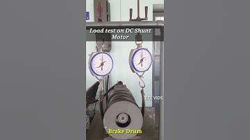 Load test on dc shunt motor