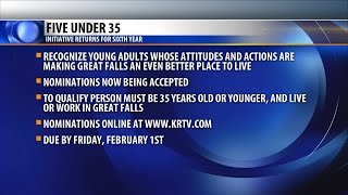 Five Under 35 nominations now being accepted
