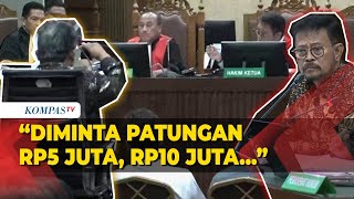 Pengakuan Dirjen Kementan Mendadak Diminta Rp10 Juta saat Temani SYL Kunker