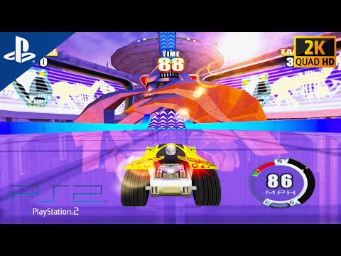 Hot Wheels: Stunt Track Challenge - PS2 [HD] Gameplay