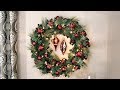 How To Decorate A Christmas Wreath - Space Saving Christmas Tree Alternative