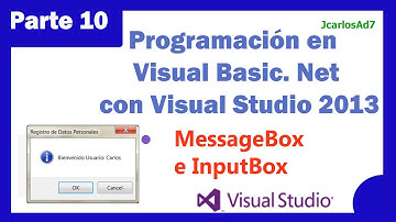 MessageBox e Inputbox (10-25) Programación Visual Basic. Net con Visual Studio 2013