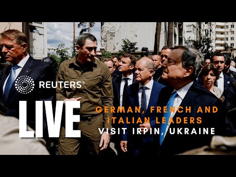LIVE: German, French and Italian leaders visit Irpin, Ukraine