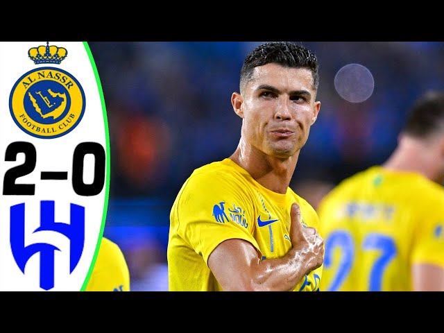 Al Nassr vs Al Hilal 2-0 - RONALDO DOUBLE - All Goals and Highlights 2024 class=