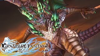 Proto Bahamut Theme (Wings of Terror) With Gameplay - Granblue Fantasy: Relink