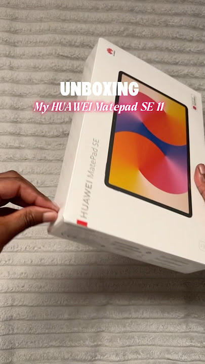 Let’s unbox my Huawei Matepad SE 11🤭❤️. #unboxingvideo #huaweimatepad #tablet #ipad #fyp