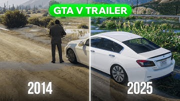 GTA 2013 vs 2025: Trailer Graphics Comparison