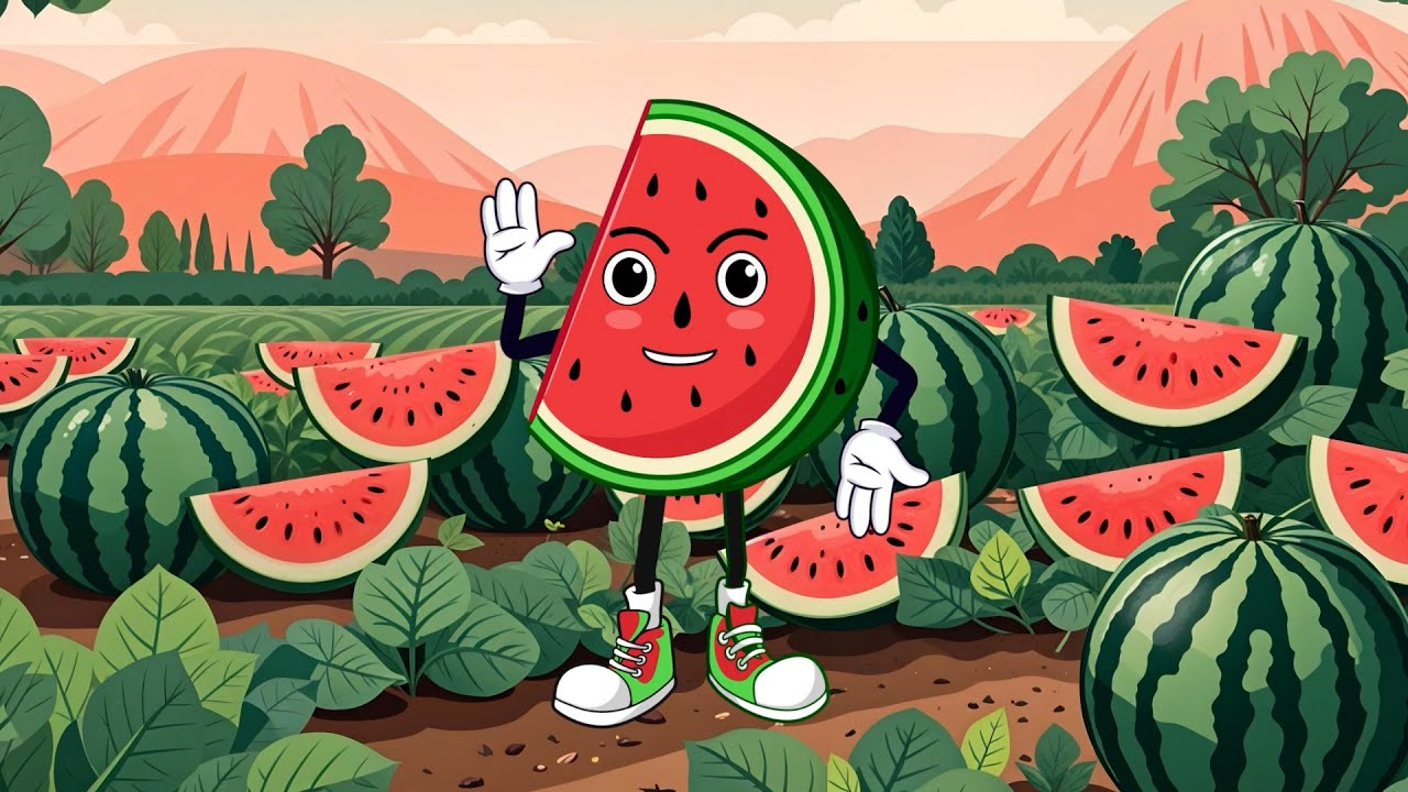 Meet Jolly Melon: A Sweet and Juicy Watermelon Adventure for Kids! # ...
