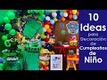 10 ideas de decoracion para cumpleaños de niño