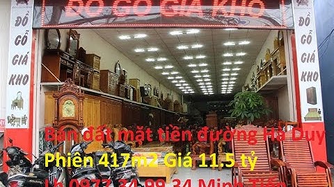 Bán đất thổ cư mặt tiền đường Hà Duy Phiên Bình Mỹ Củ Chi, diện tích 417m2, thổ cư 300m2 Giá 11.5 tỷ