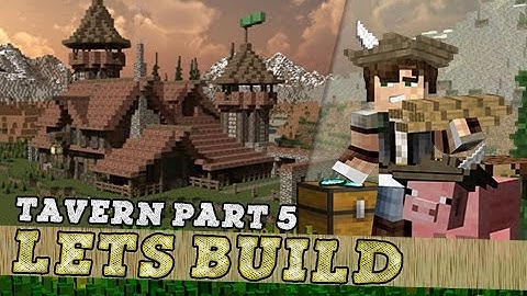 Minecraft, Lets Build A Medieval Tavern (Interior) - Part 5