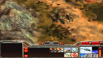 Command & Conquer Generals Zero Hour - Generals Challenge - Tank vs. Stealth part 1