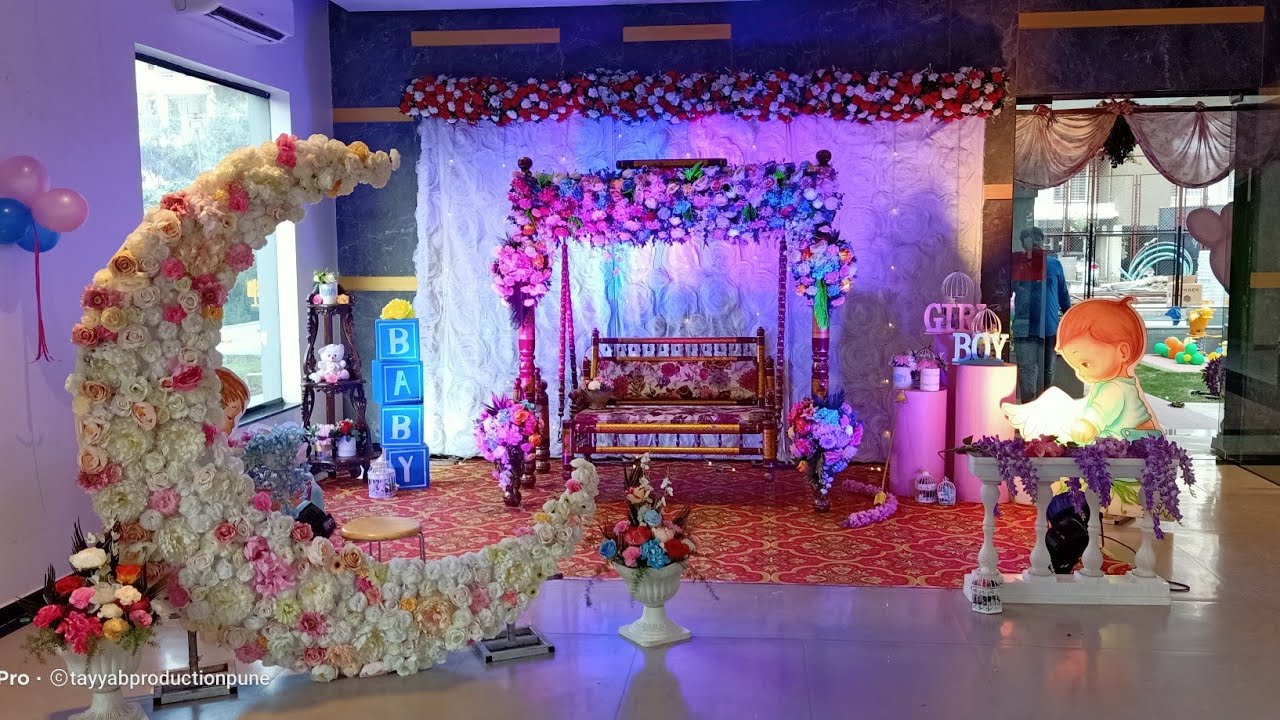 Baby shower baby shower decorations dohale jewan decorators in pune otibharan decorations pune