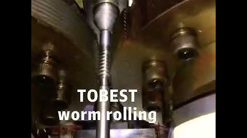 TOBEST what can two roller thread rolling machine do？