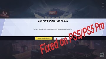 Fixed Marvel Rivals Server Connection Failed | Failed to connect to the server on PS5