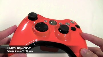 Polished Orange W/ Chrome - Customers Controller - UniqueModz