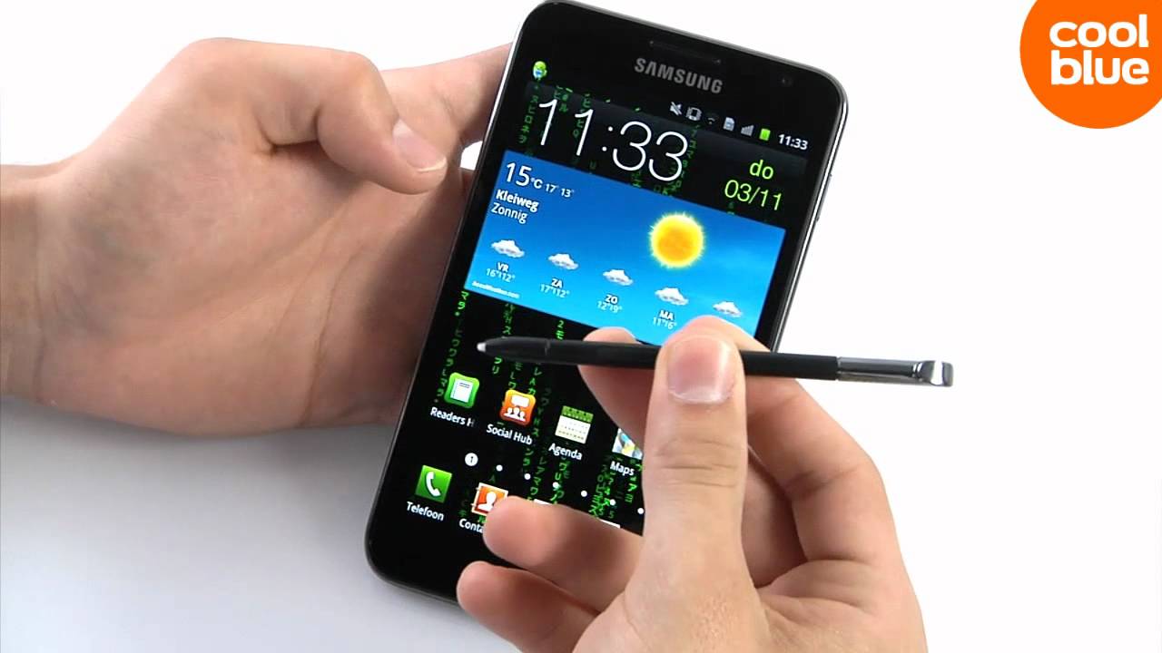 Samsung Galaxy Note N7000 review en unboxing (NL/BE)