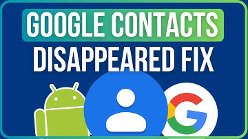 GOOGLE CONTACTS DISAPPEARED ANDROID (Fast Fix) | Fix Google Contacts Not Showing